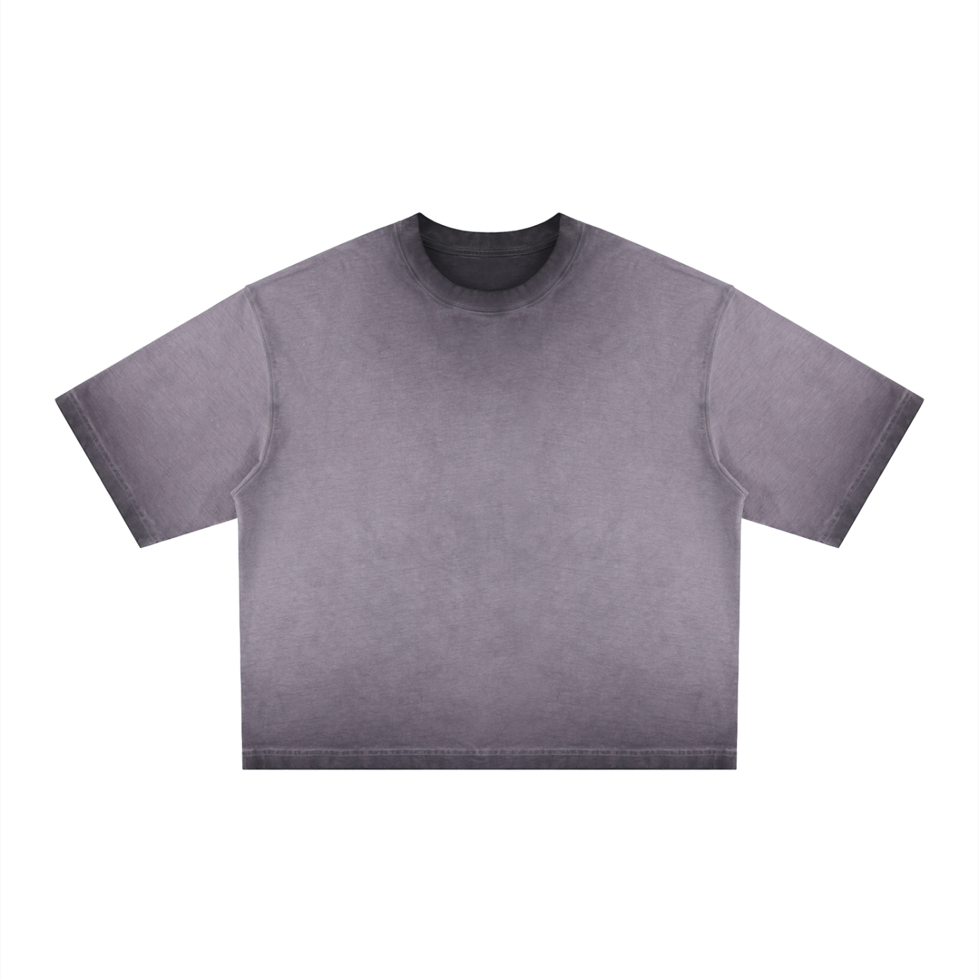 Unisex Reverse Dyed Boxy T-Shirt – Oversized Vintage Washed Streetwear Tee