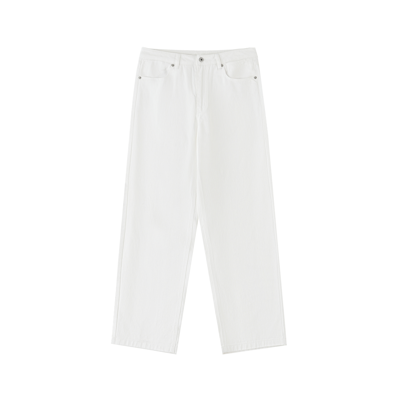 Heavyweight Cotton Straight-Fit Trousers