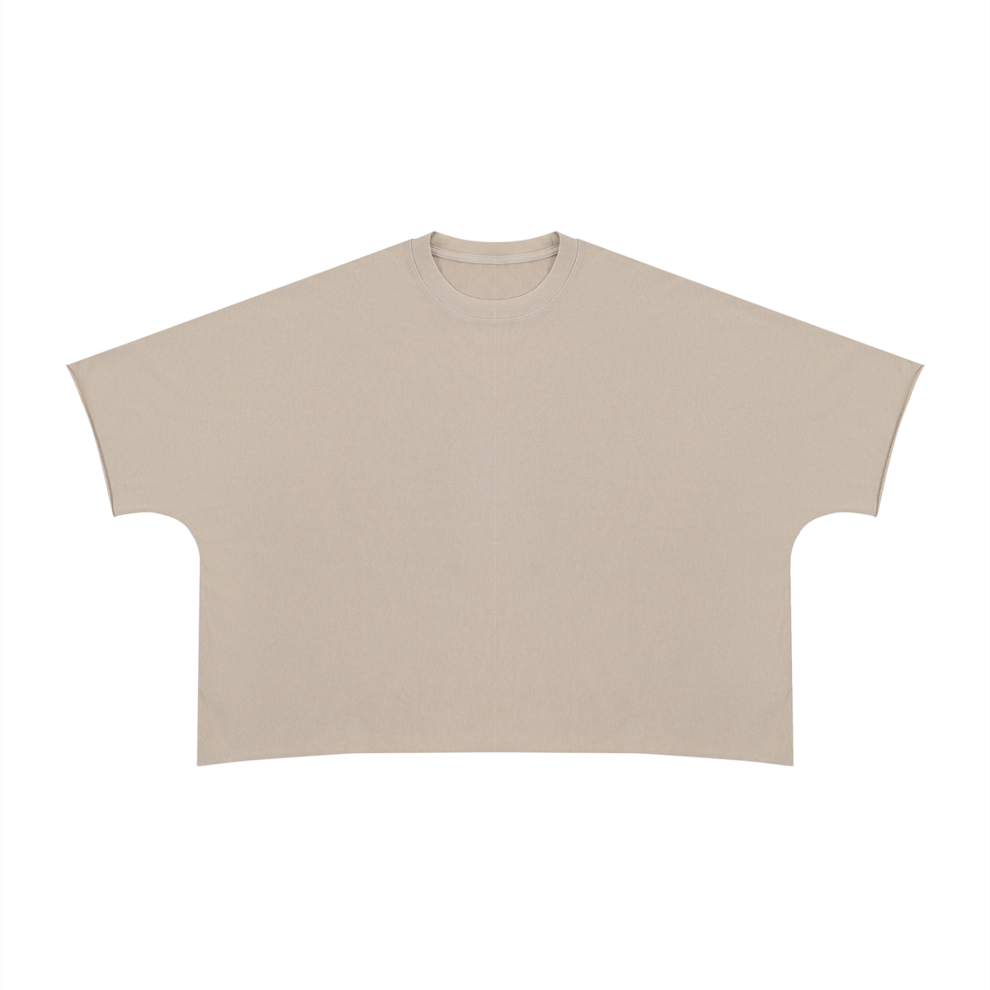 Unisex Heavyweight Boxy Raw Edge T-Shirt – Premium Oversized Streetwear Tee