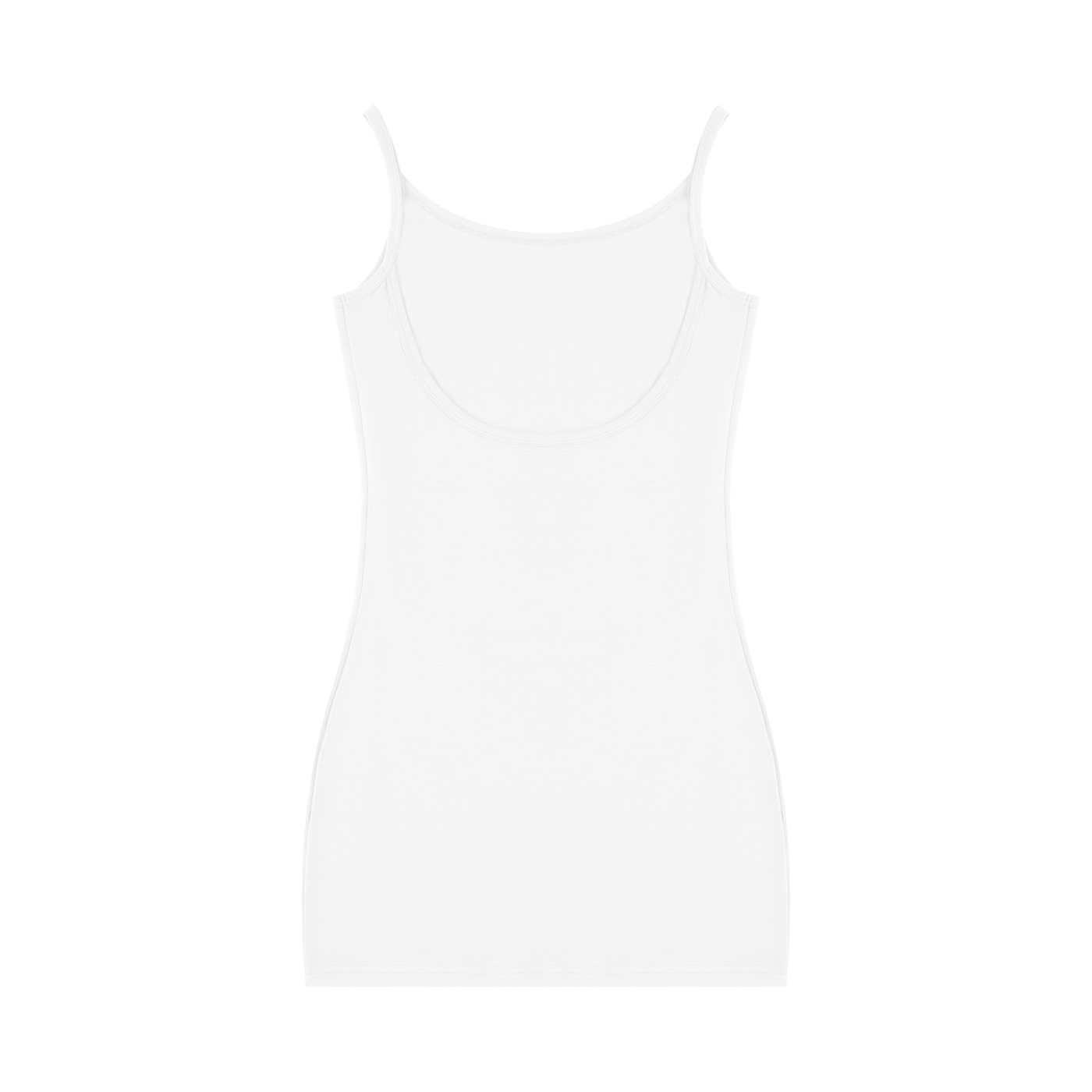 Women's Solid Sleeveless Bodycon Dress – Slim Fit Casual Midi Dress