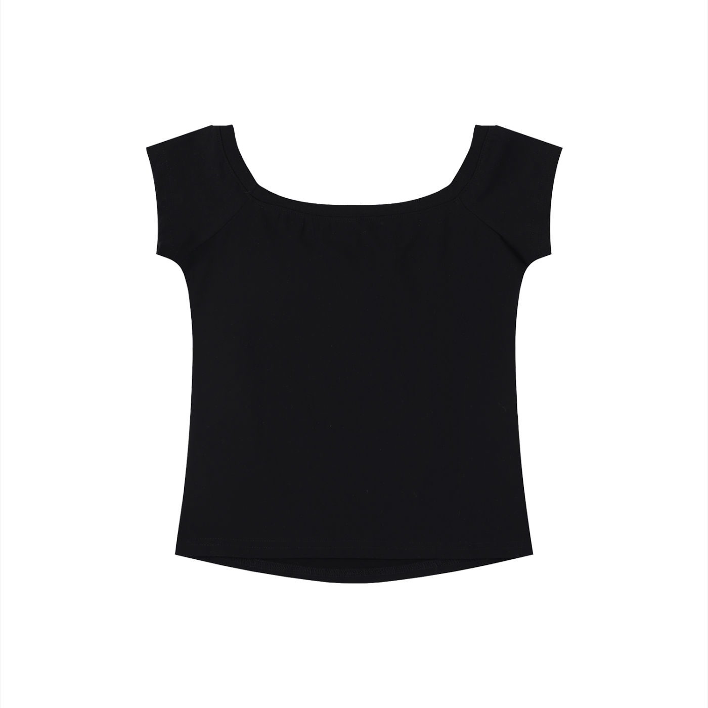 Women's Off-the-Shoulder Crop T-Shirt – Slim Fit Casual Fashion Top