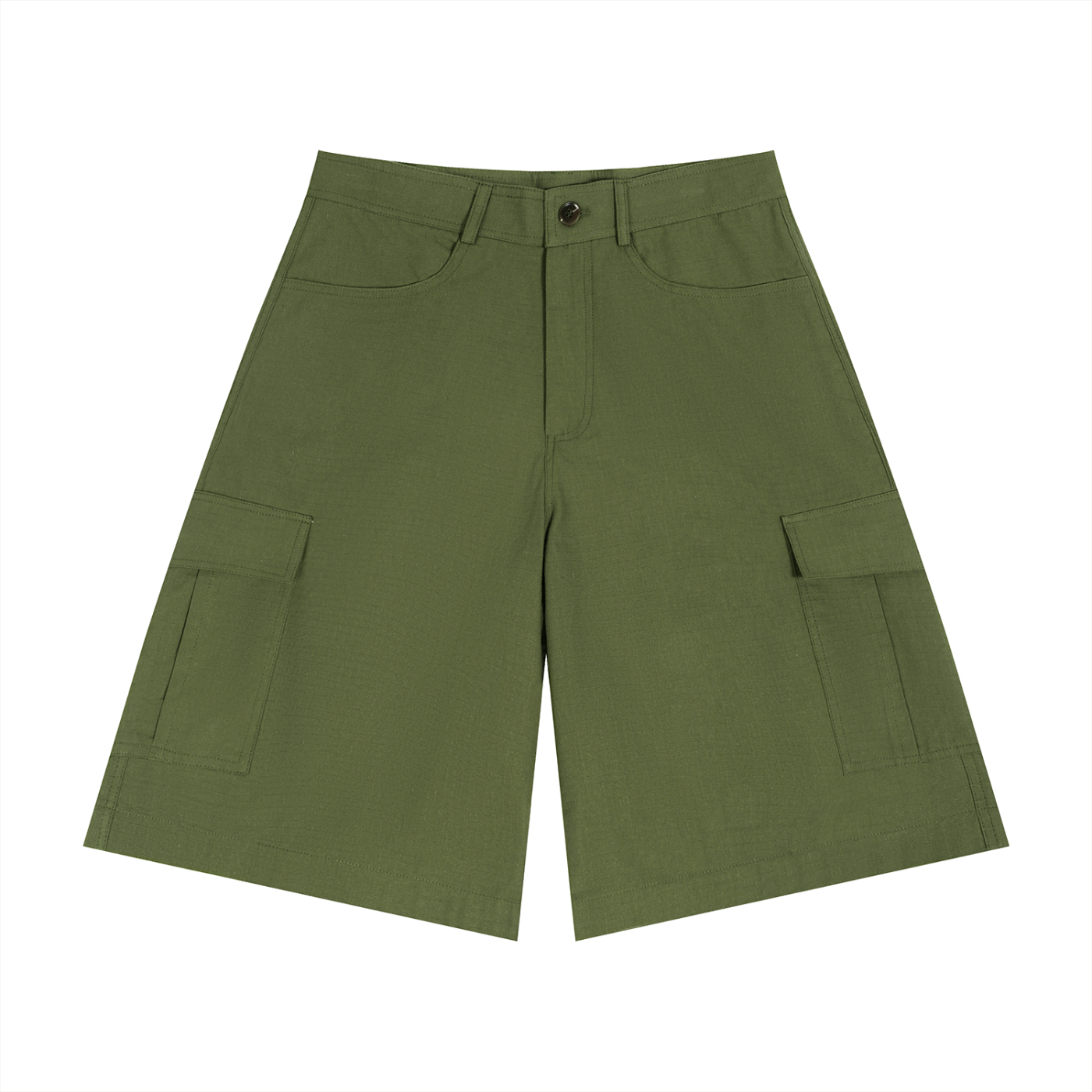 Unisex Woven Cargo Shorts – Relaxed Fit Utility Streetwear Shorts