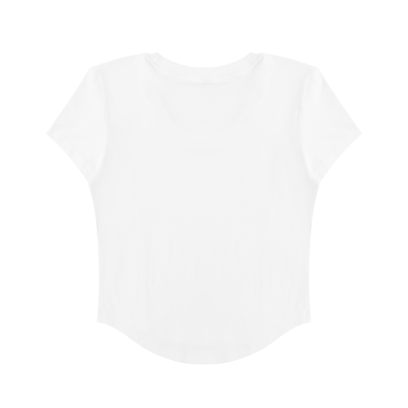 Women's Paneled Crop T-Shirt – Slim Fit Casual Streetwear Tee