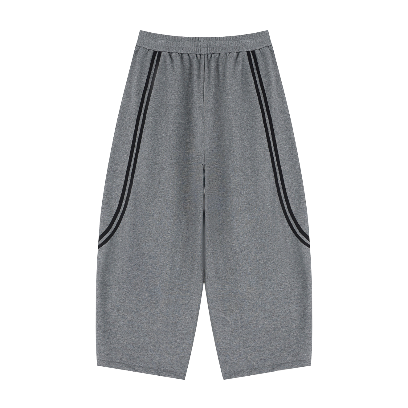 Unisex Wide Leg Piping Sweatpants – Oversized Relaxed Fit Streetwear Joggers