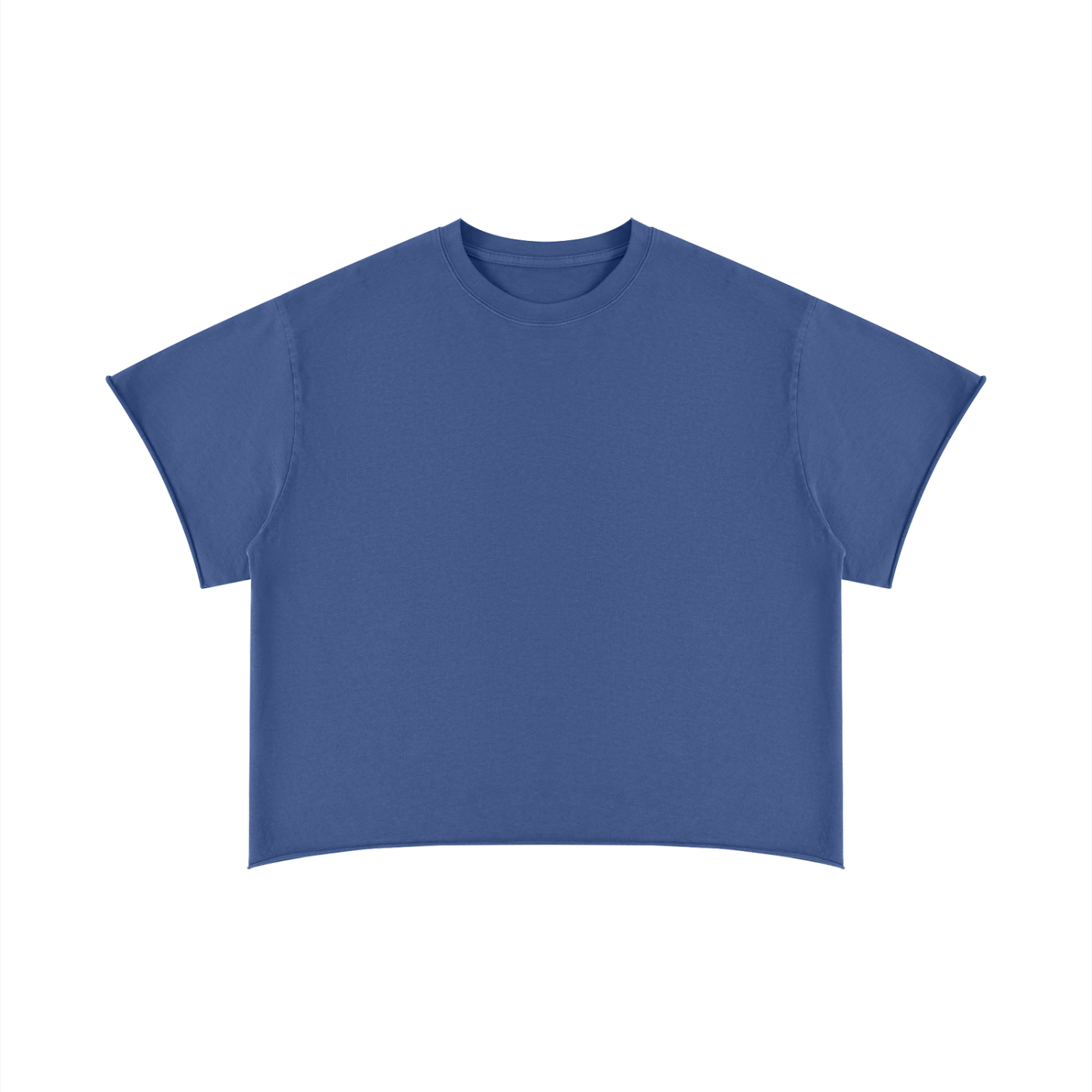 Unisex Boxy Raw Edge T-Shirt – Oversized Premium Cotton Streetwear Tee