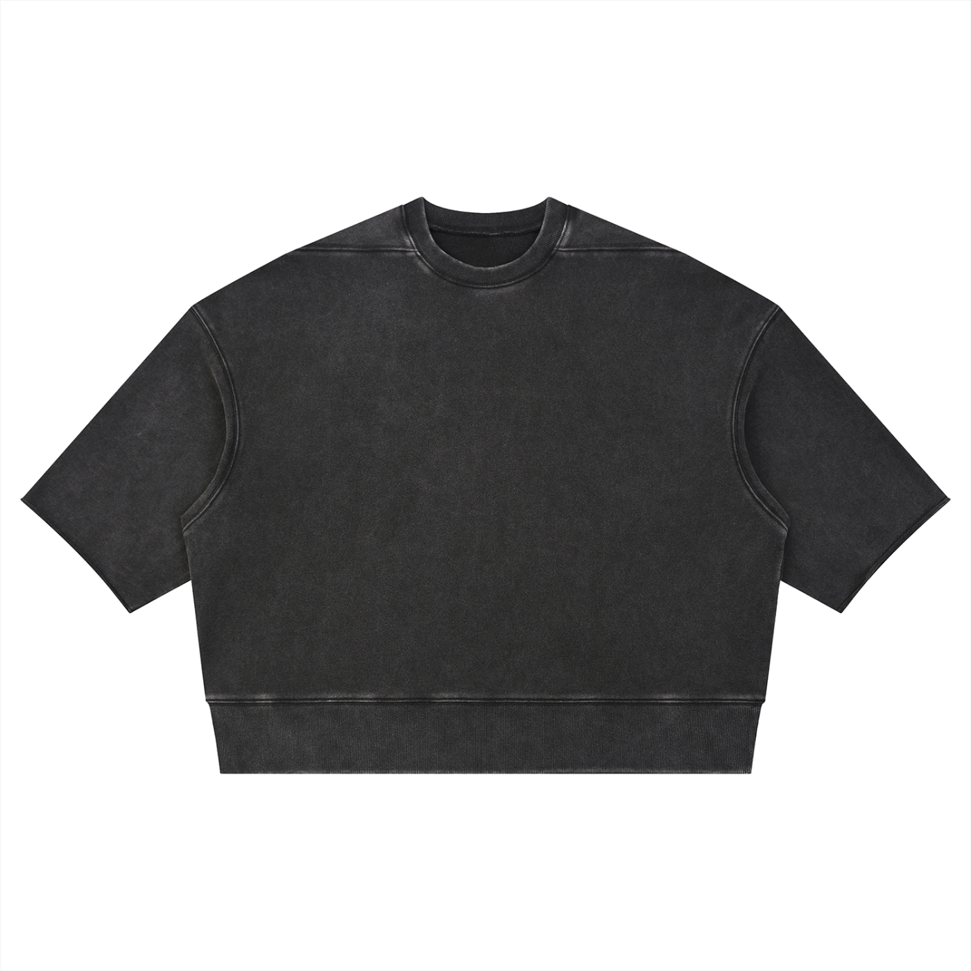 Unisex Mineral Wash Boxy Raw Edge T-Shirt – Premium Oversized Streetwear Tee