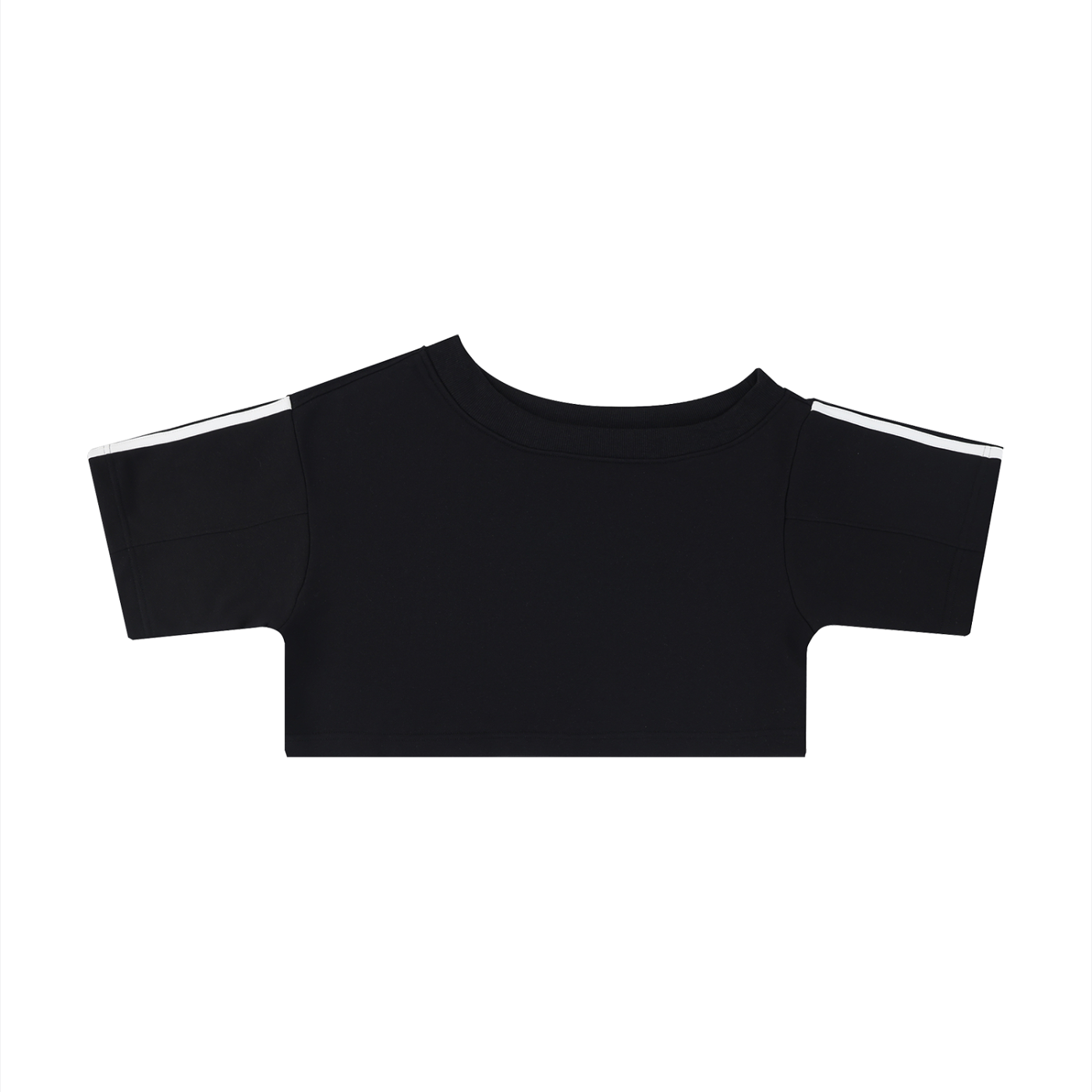 Women's Off-the-Shoulder Crop T-Shirt – Slim Fit Casual Fashion Top