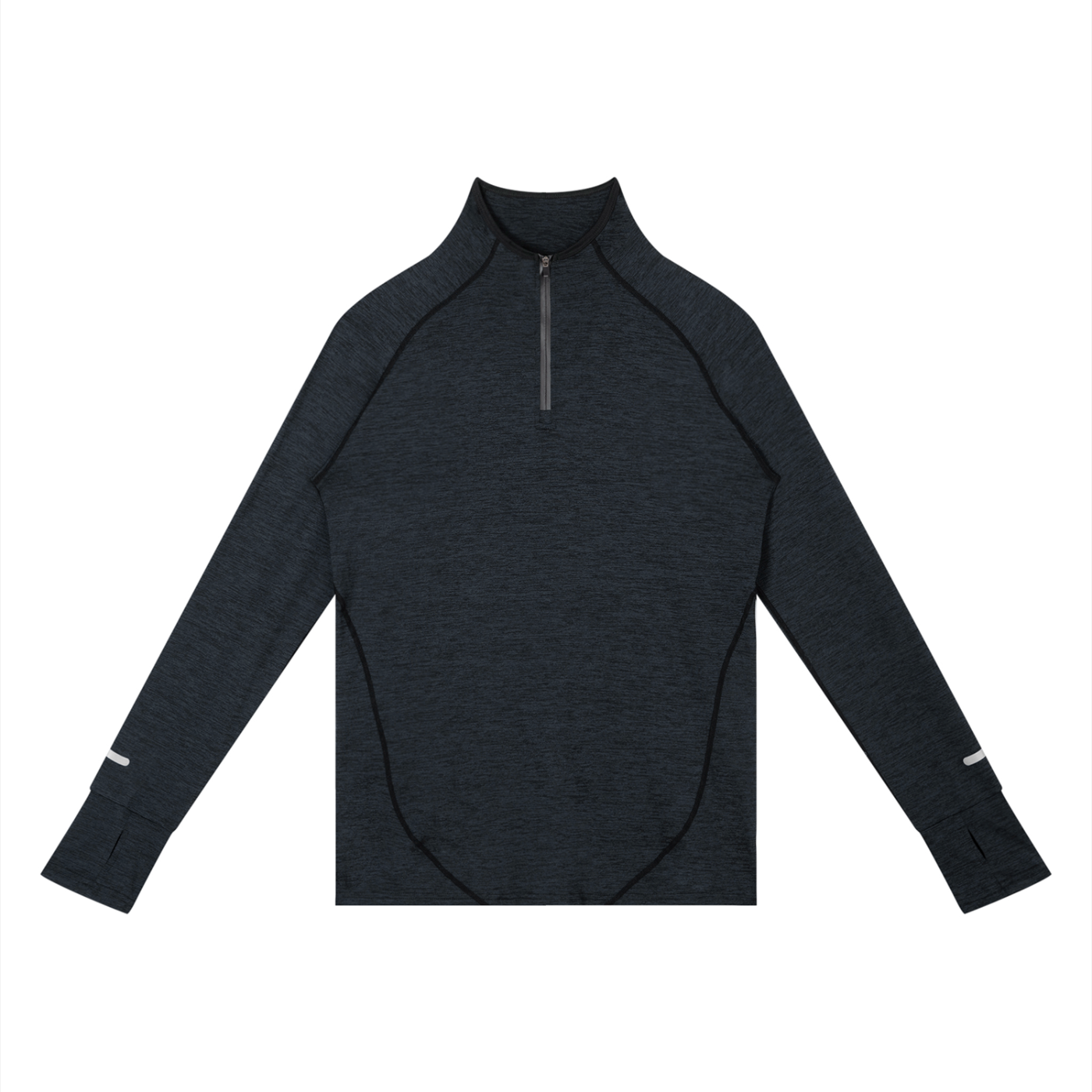 Men's Quarter-Zip Raglan Training T-Shirt – Lightweight Performance Athletic Top