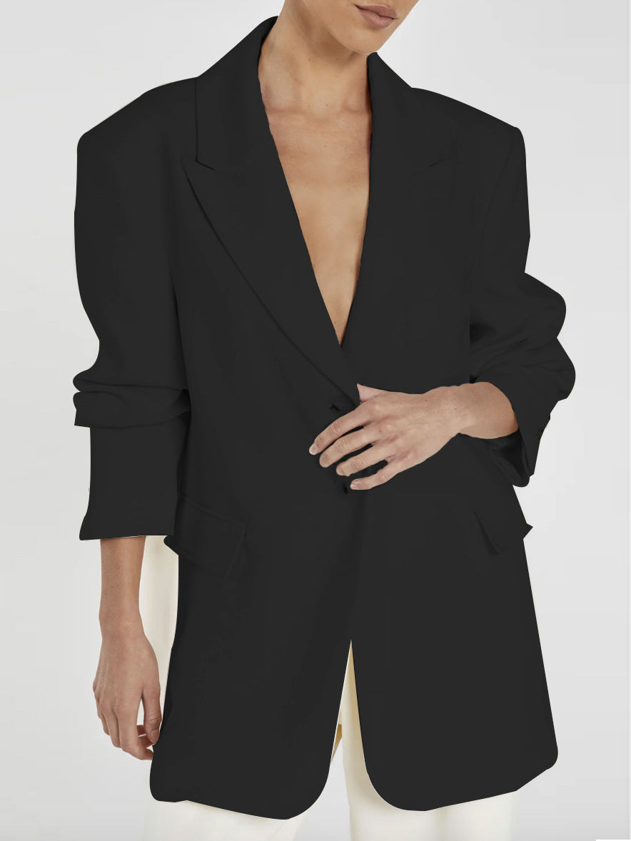 Workwear Women's Dress Solid Color High-grade Suit