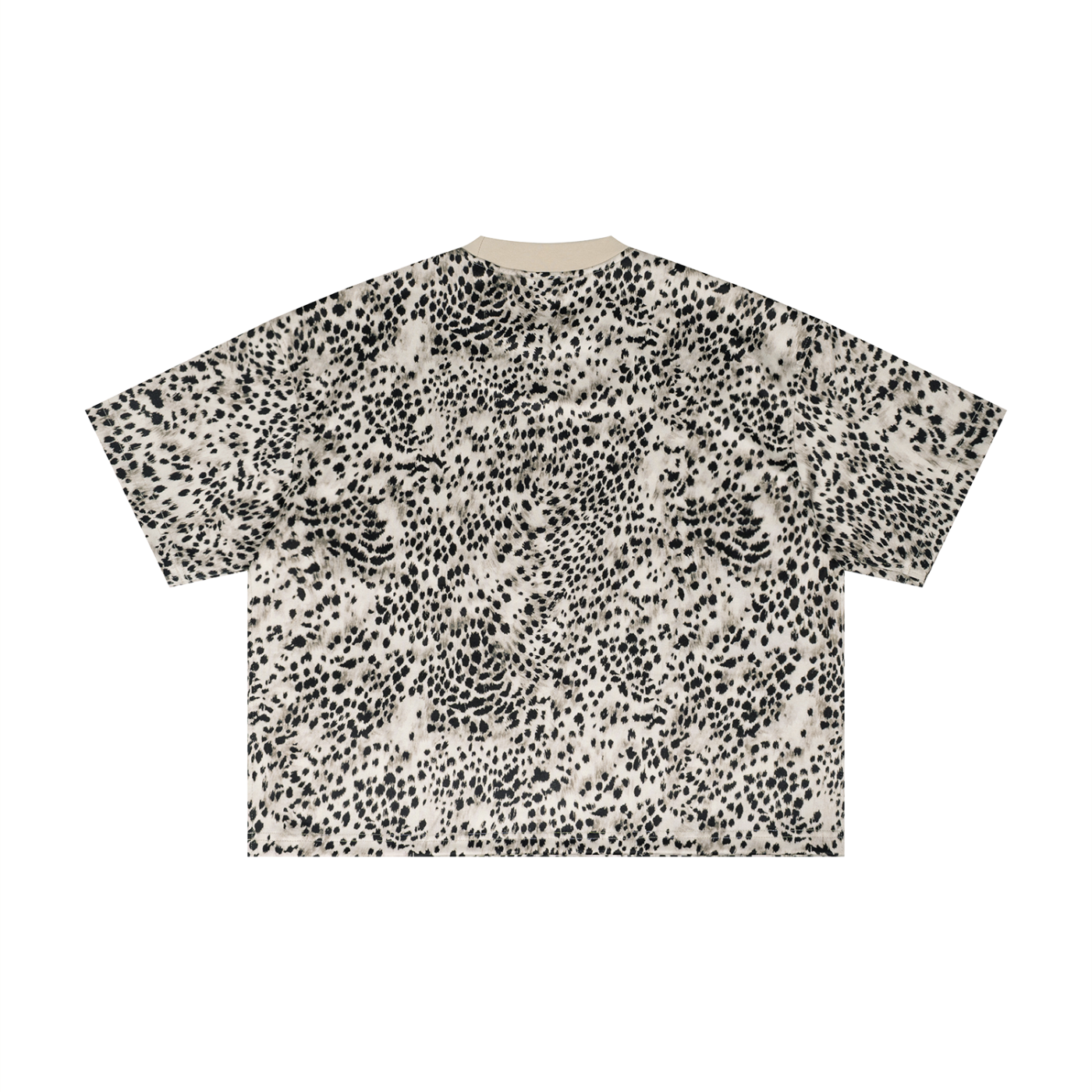 Unisex Leopard Print Boxy T-Shirt – Oversized Premium Streetwear Tee