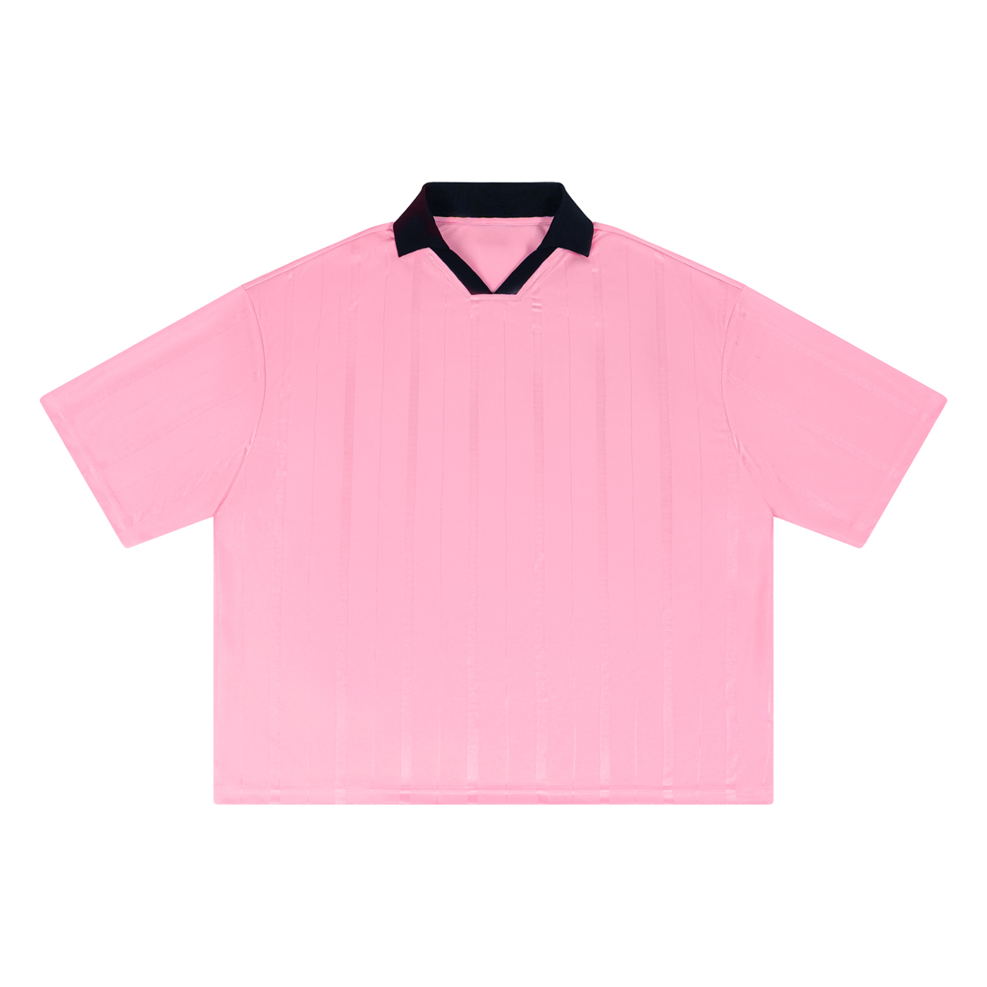 Unisex Striped Boxy Soccer Jersey – Oversized Retro Football Streetwear Shirt