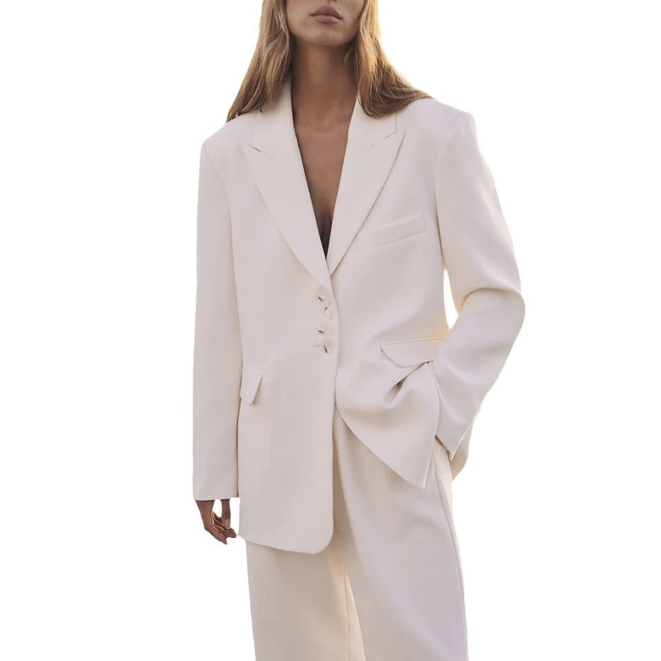 Workwear Women's Dress Solid Color High-grade Suit