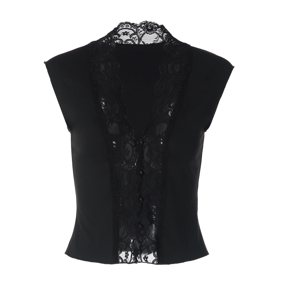 Fashionable Buttoned Waist-Slimming Sleeveless Vest For Women