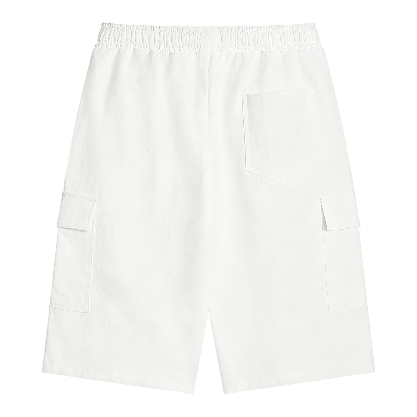Unisex Drawstring Cargo Shorts – Relaxed Fit Utility Streetwear Shorts with Pockets