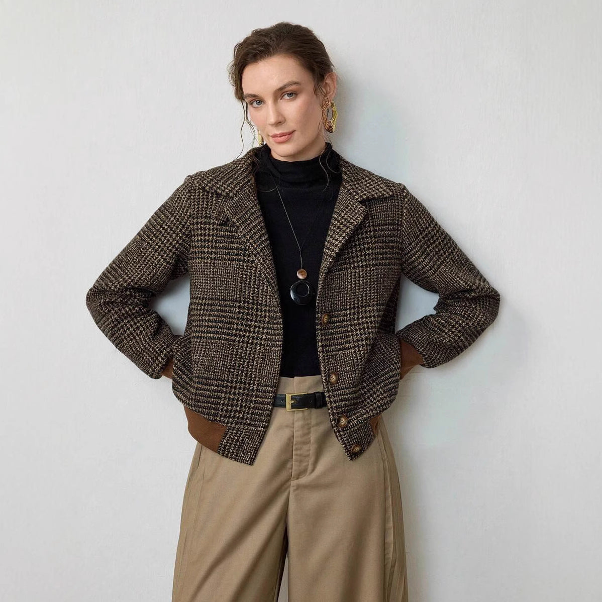 Women's Retro Loose Fashionable Casual Coat