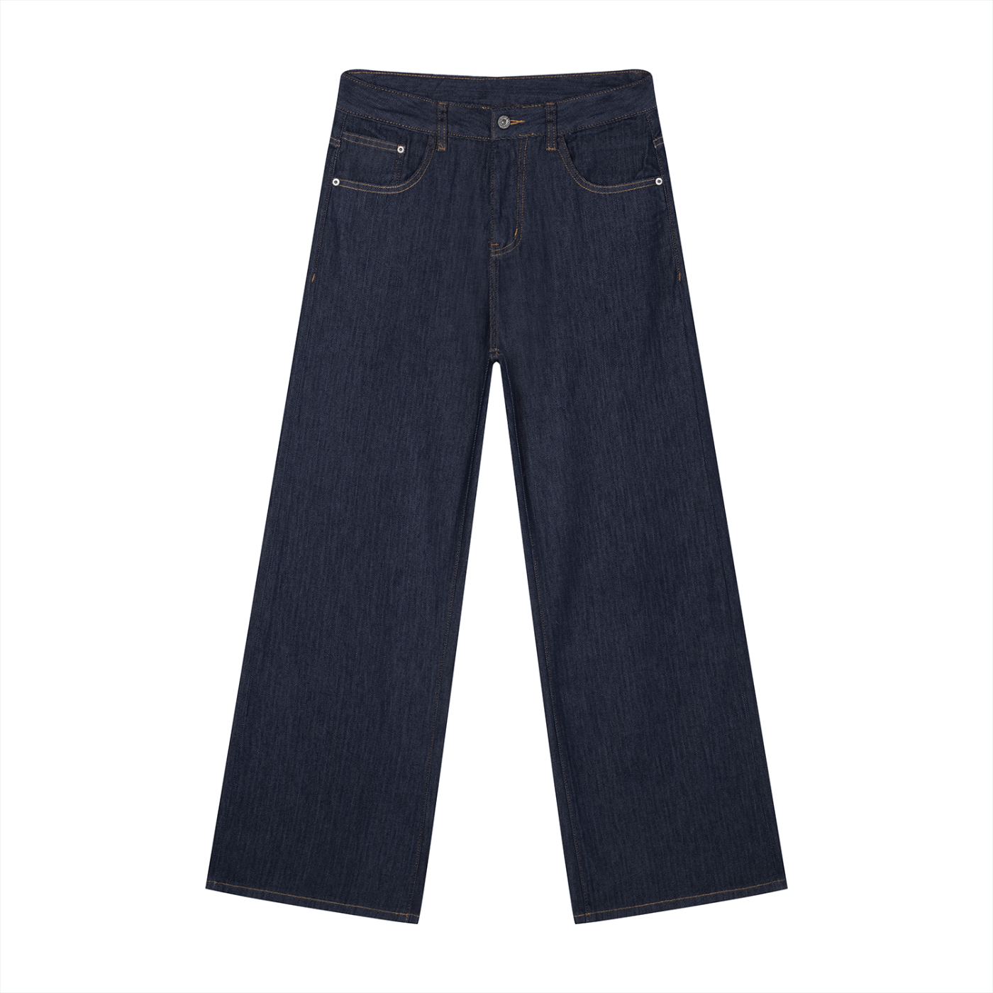 Men's Loose Fit Wide Leg Jeans – Relaxed Baggy Denim Pants