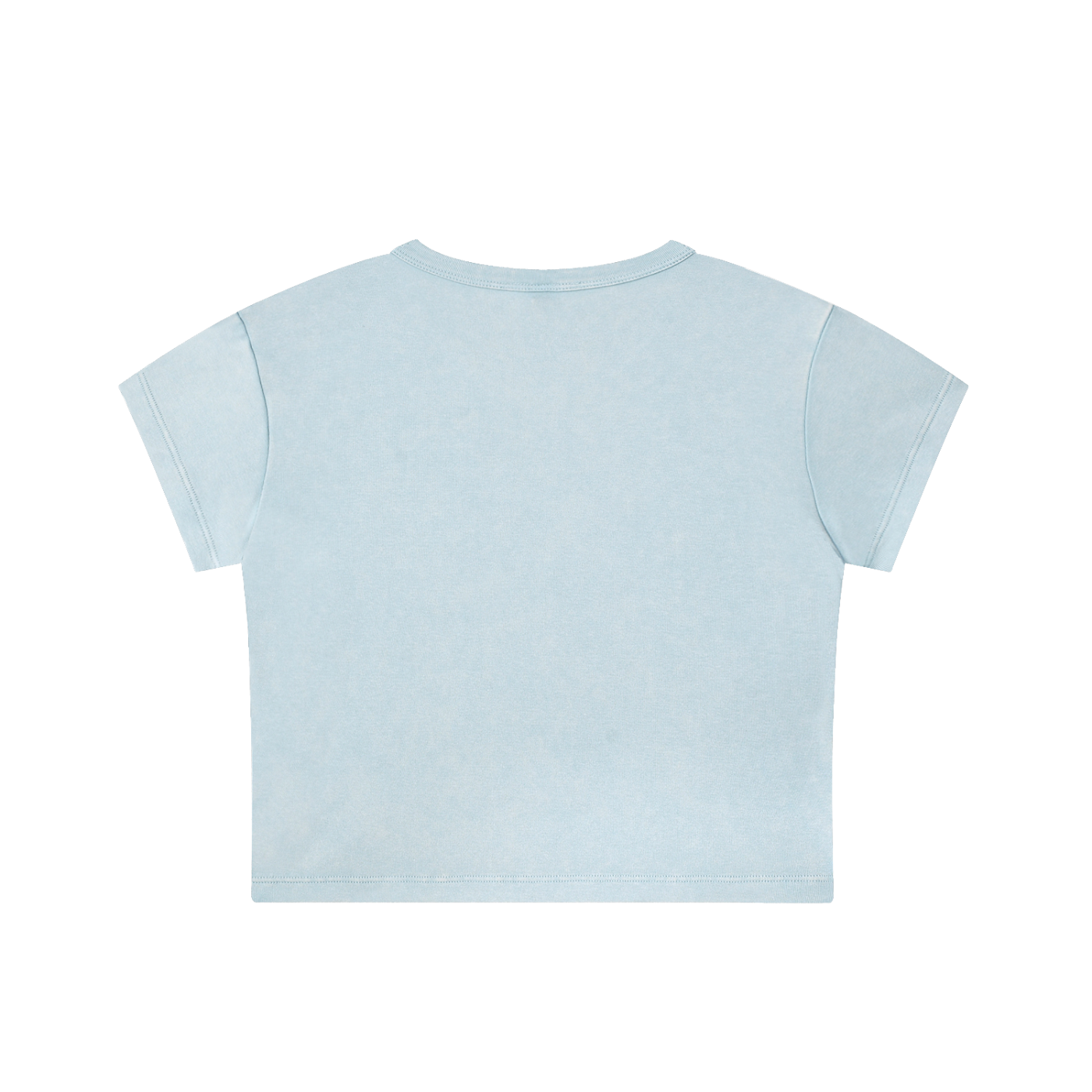 Women's Snow Washed Crop Top – Vintage Oversized Streetwear Tee