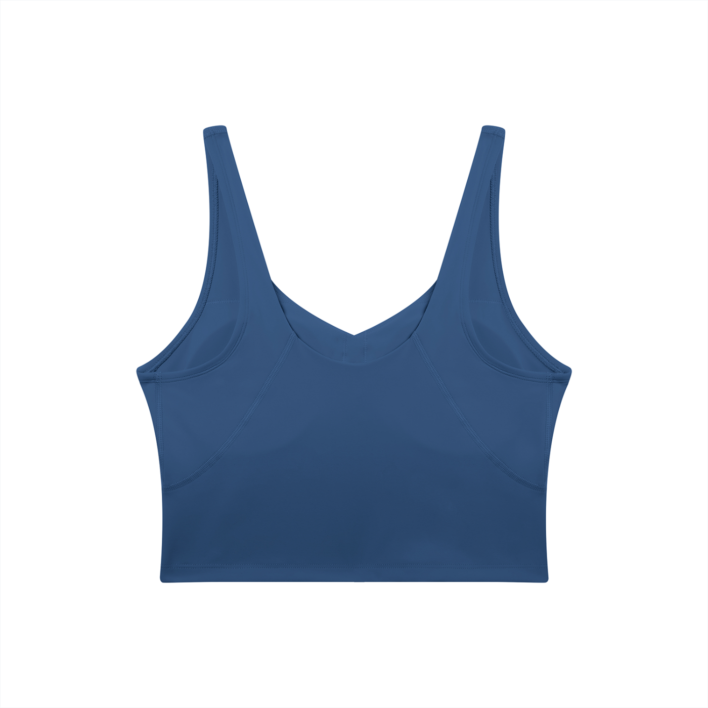 Women's V-Neck Yoga Sports Bra – Seamless Medium Support Workout & Activewear Bra