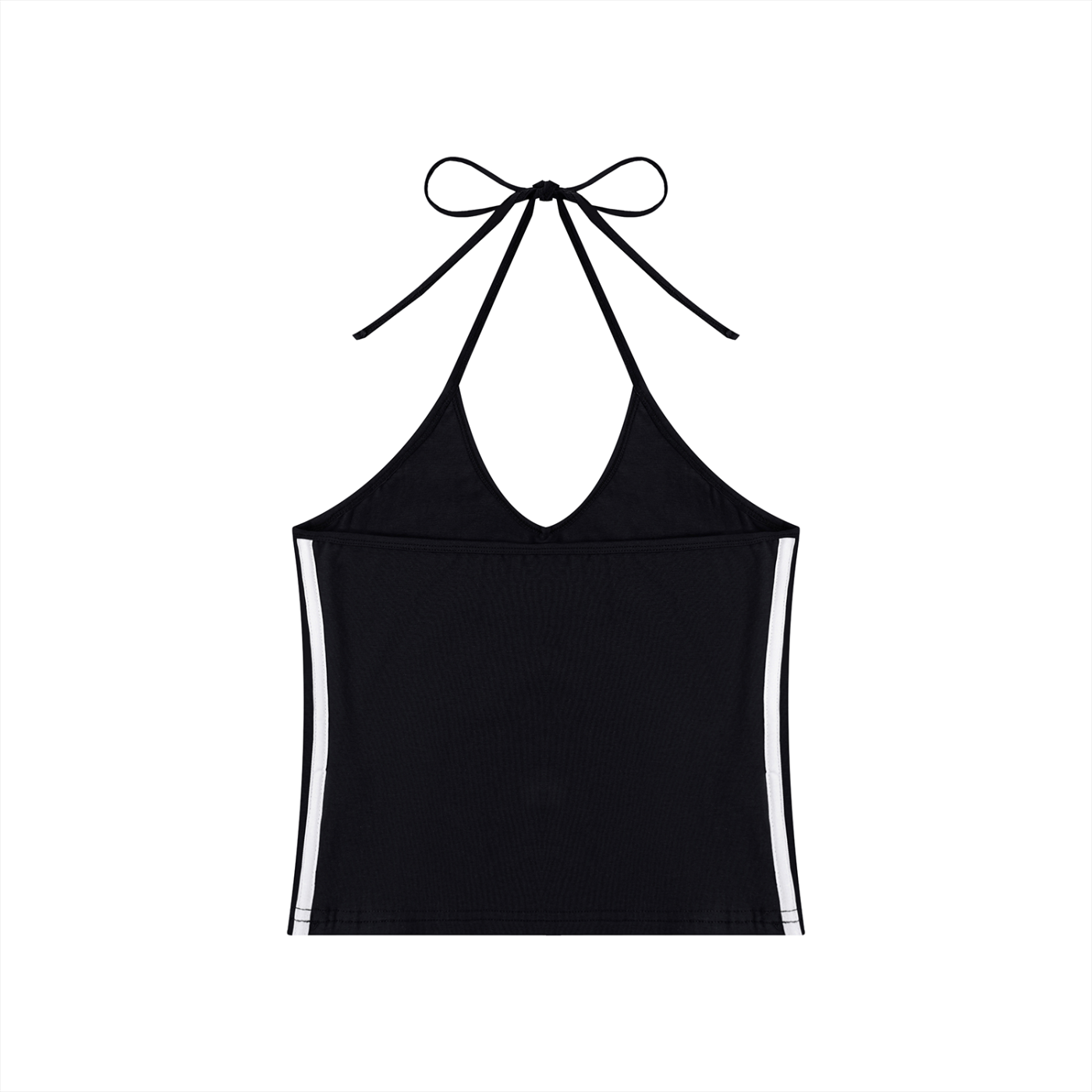 Women's Color Block Halter Crop Tank Top – Sleeveless Summer Essential