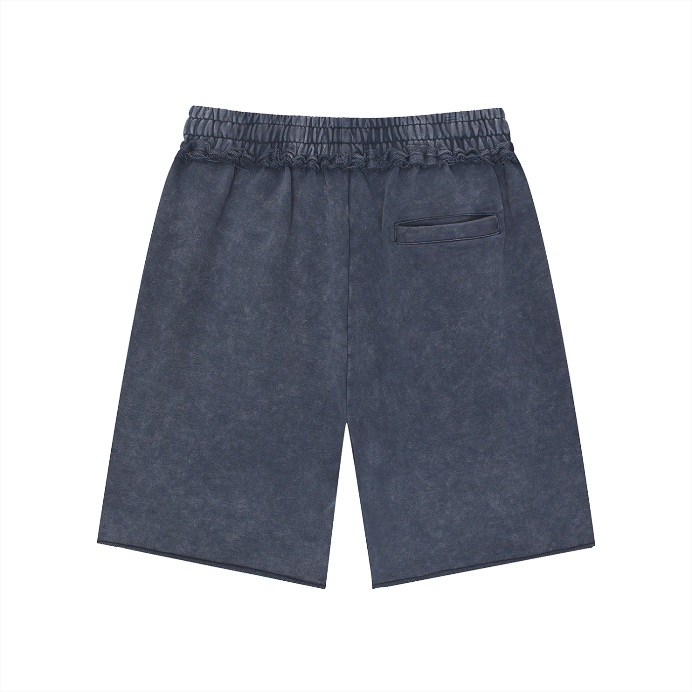 Unisex Mineral Wash Raw Edge Shorts – Oversized Premium Streetwear Shorts