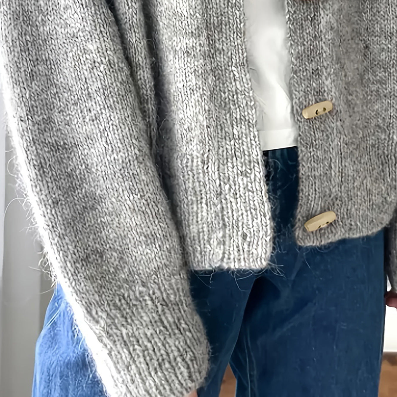 Women's Simple Loose Casual Knitted Cardigan