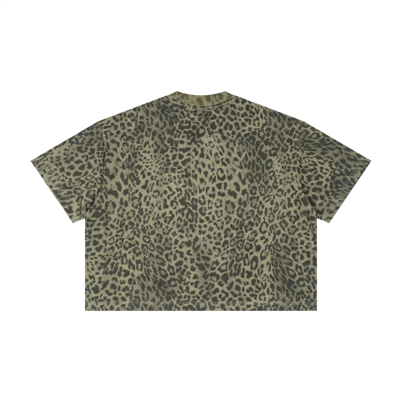 Unisex Leopard Print Boxy T-Shirt – Oversized Premium Streetwear Tee