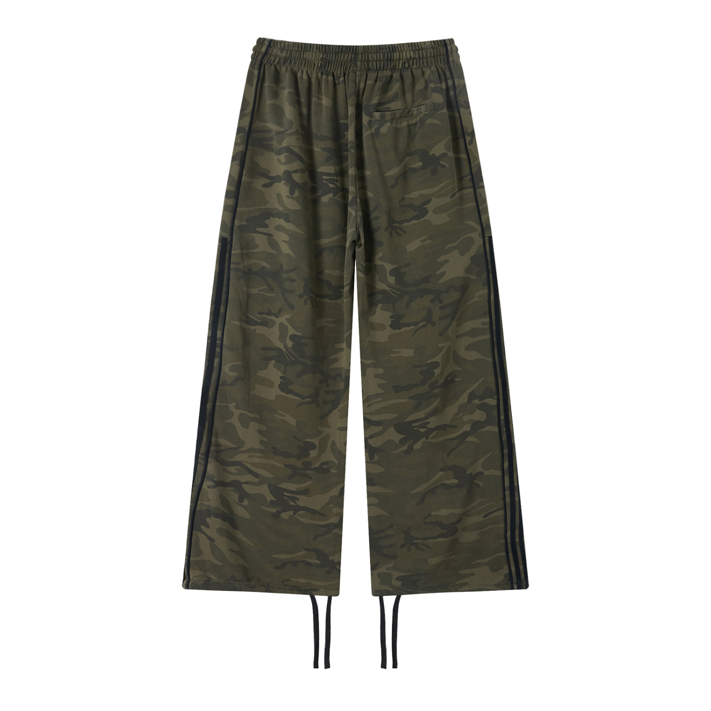 Unisex Camo Wide Leg Sweatpants – Oversized Streetwear Lounge Pants
