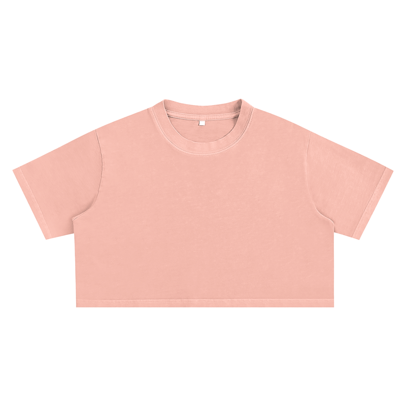 Snow Washed Crop Top