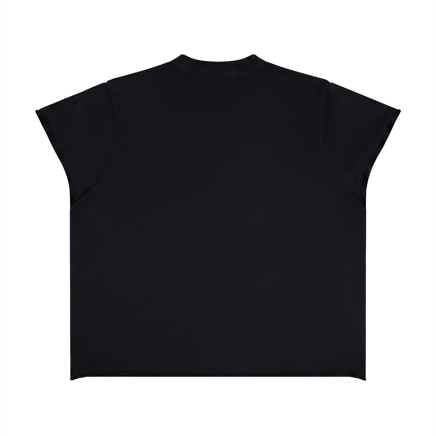 Unisex Boxy Raw Edge T-Shirt – Oversized Heavyweight Vintage Streetwear Tee