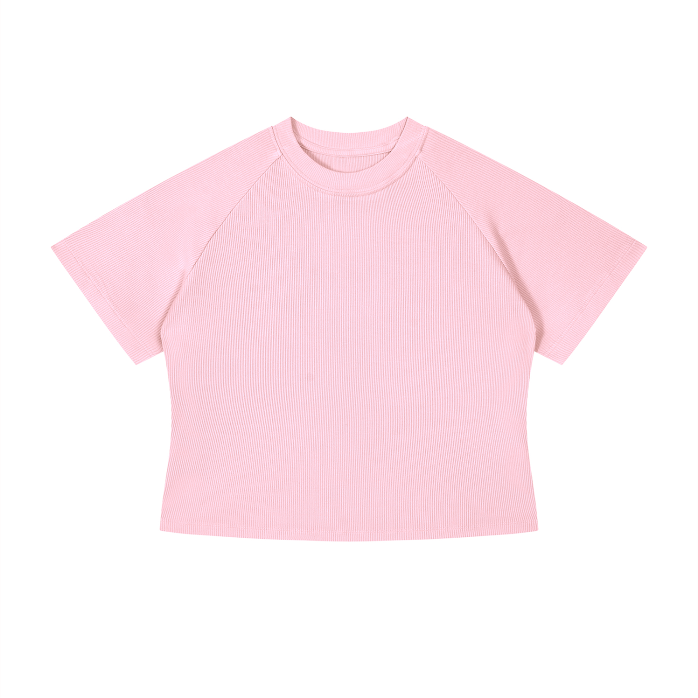 Women's Mineral Wash Crop T-Shirt – Slim Fit Vintage Streetwear Tee