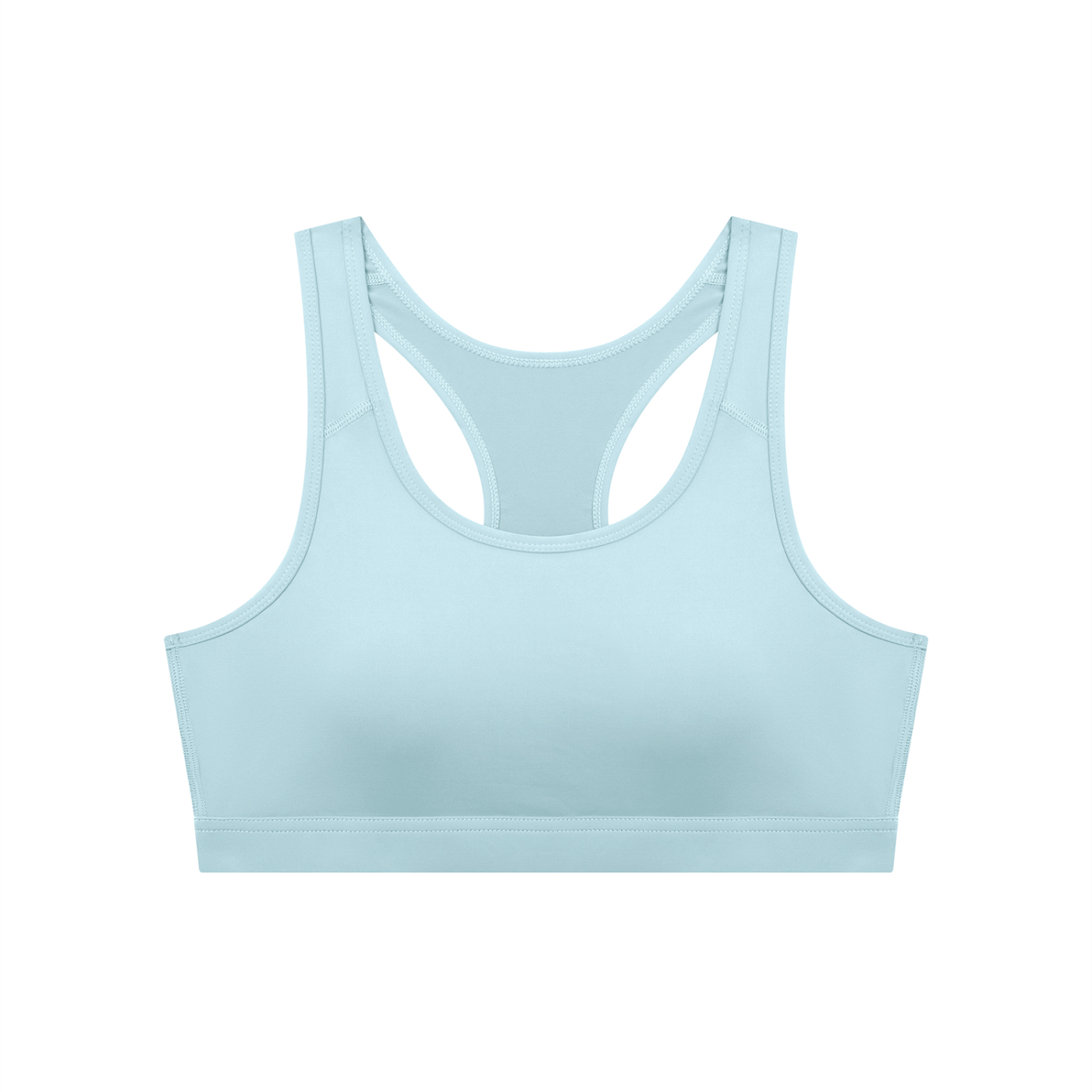 Women's Cropped Sports Bra – Medium Support Activewear Crop Top