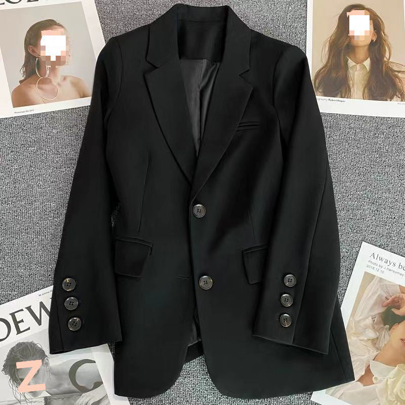 Asymmetrical Casual Suit with Princess Sleeves – Petite