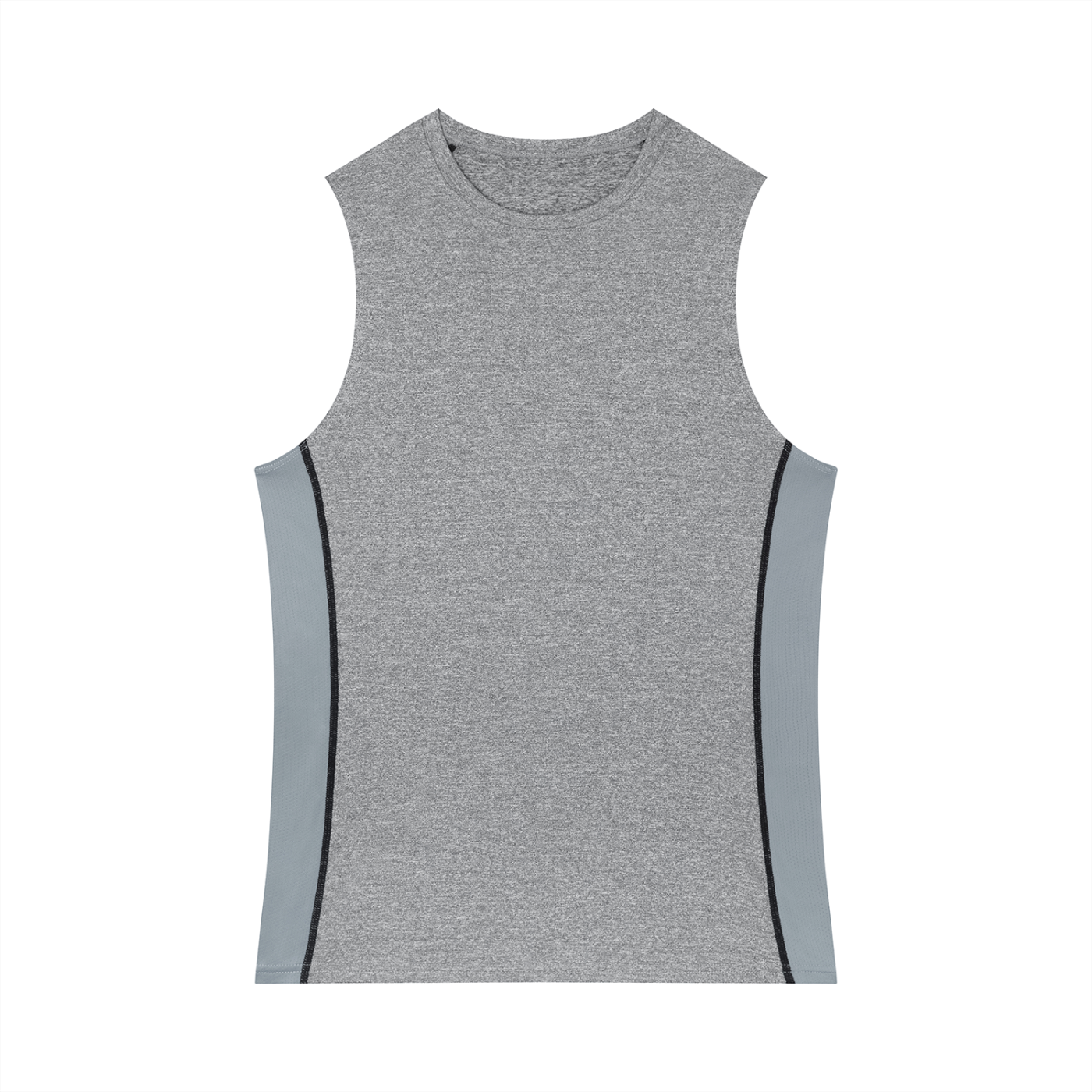 Men's Slim Fit Topstitch Tank Top – Premium Athletic Sleeveless Shirt