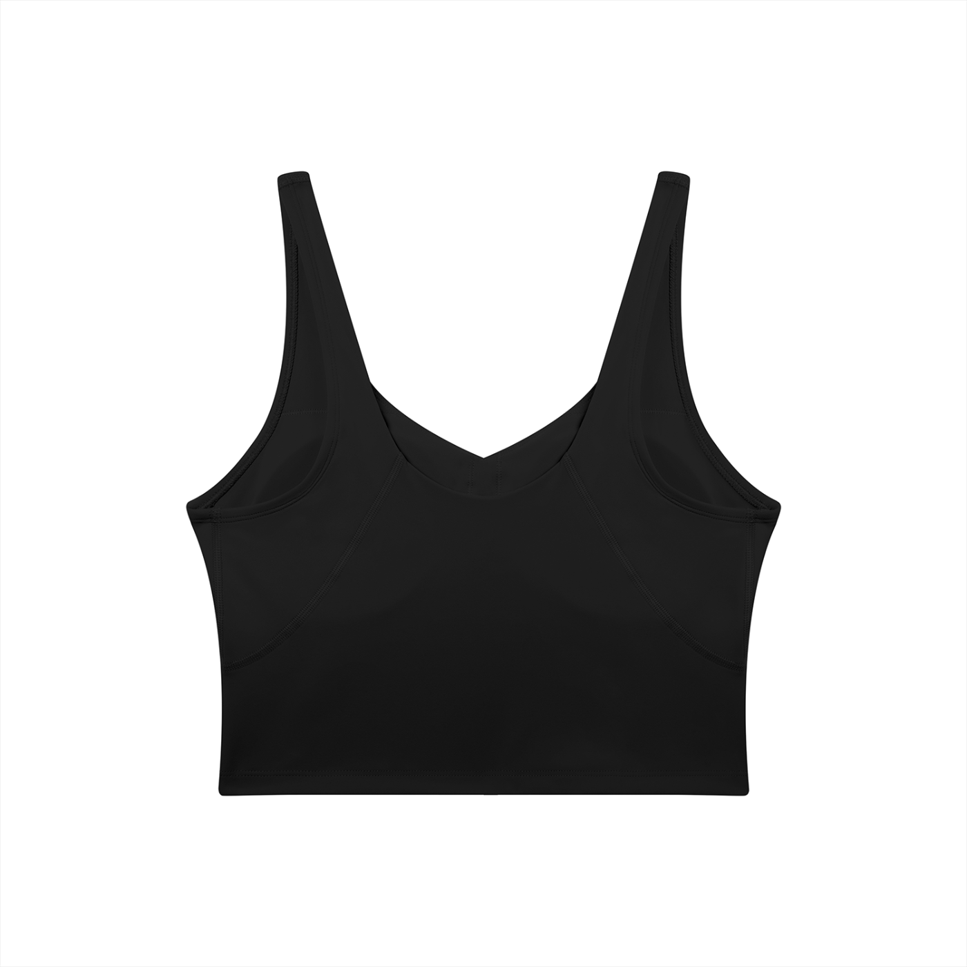Women's V-Neck Yoga Sports Bra – Seamless Medium Support Workout & Activewear Bra