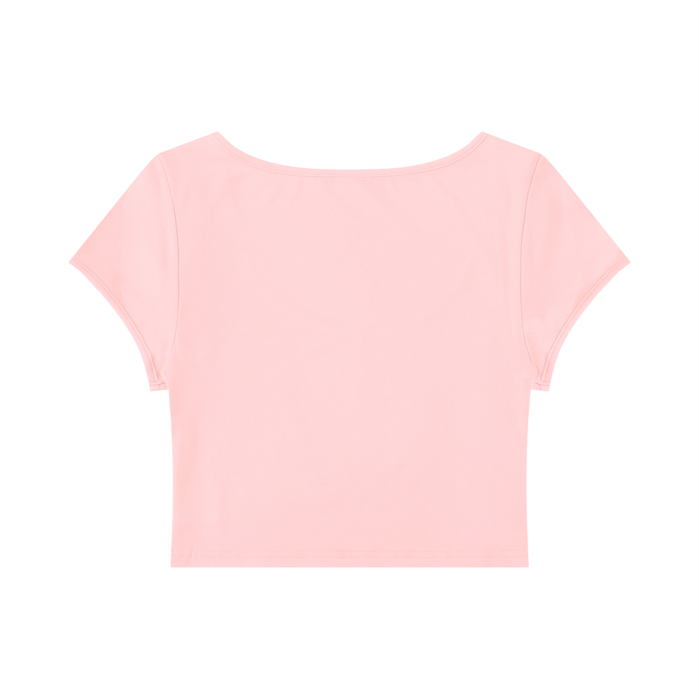Women's Slim Cap Sleeve Crop T-Shirt – Fitted Everyday Essential Top
