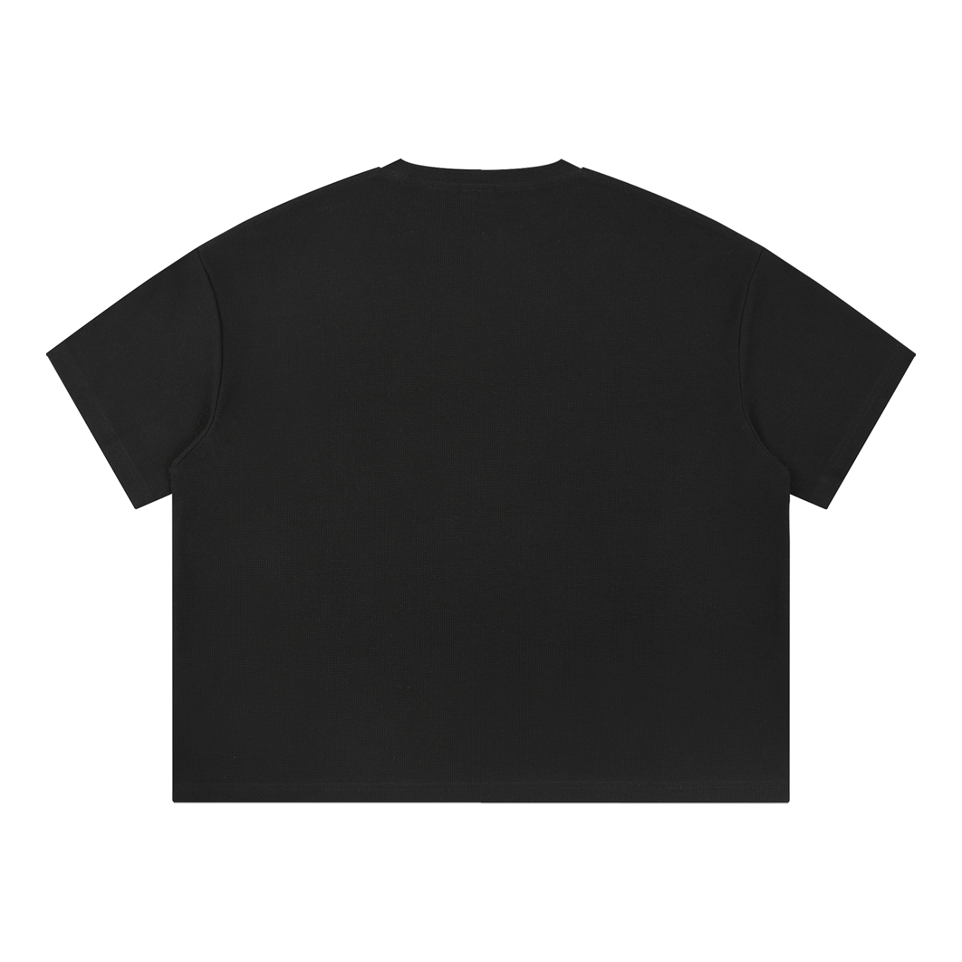 Unisex Waffle Boxy T-Shirt – Oversized Textured Streetwear Tee