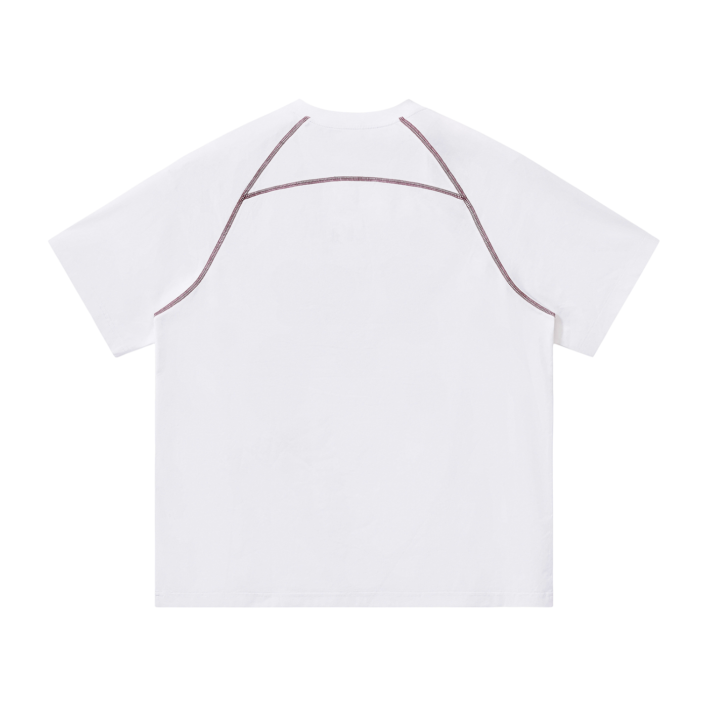 Unisex Contrast Stitch Raglan T-Shirt – Oversized Streetwear Tee