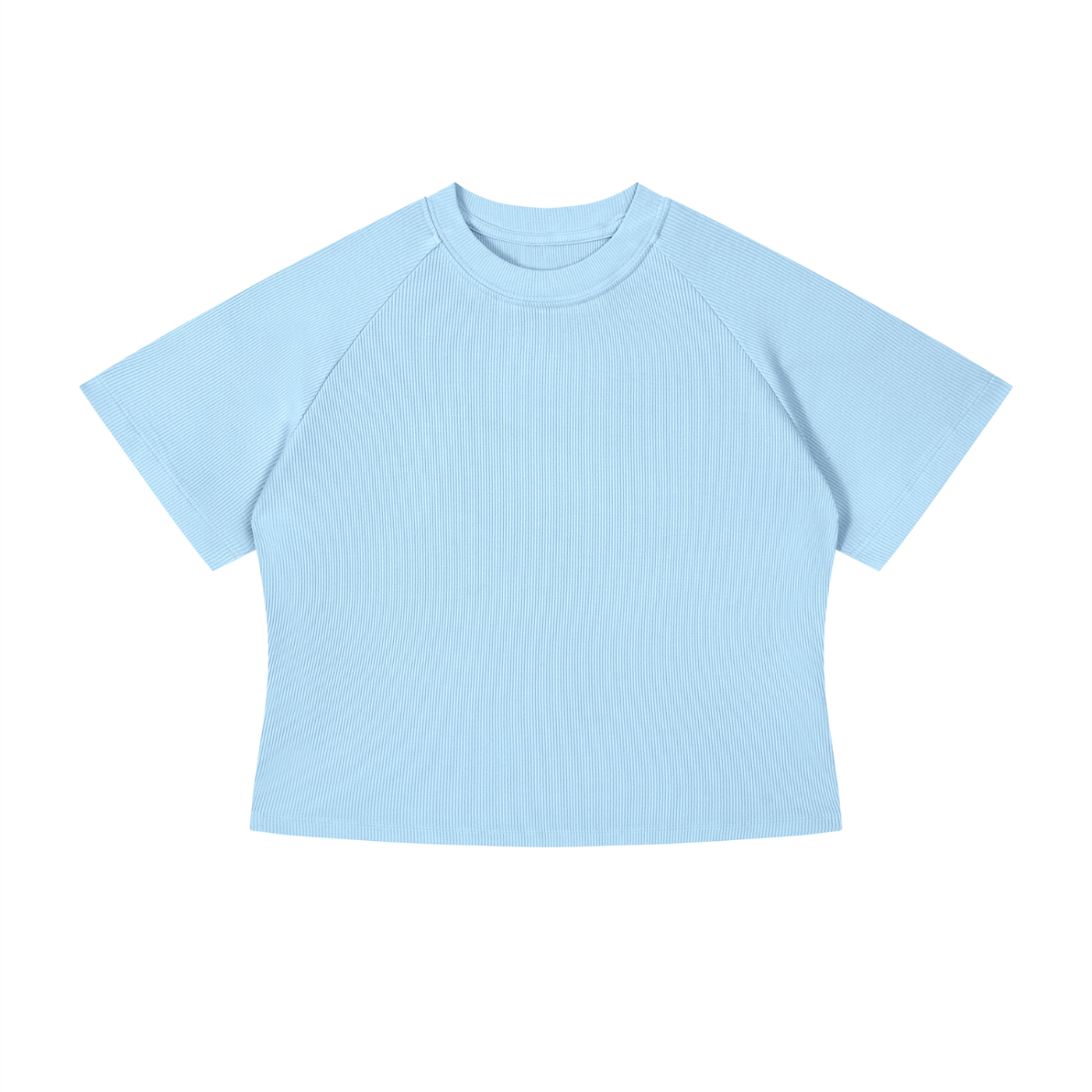 Women's Mineral Wash Crop T-Shirt – Slim Fit Vintage Streetwear Tee