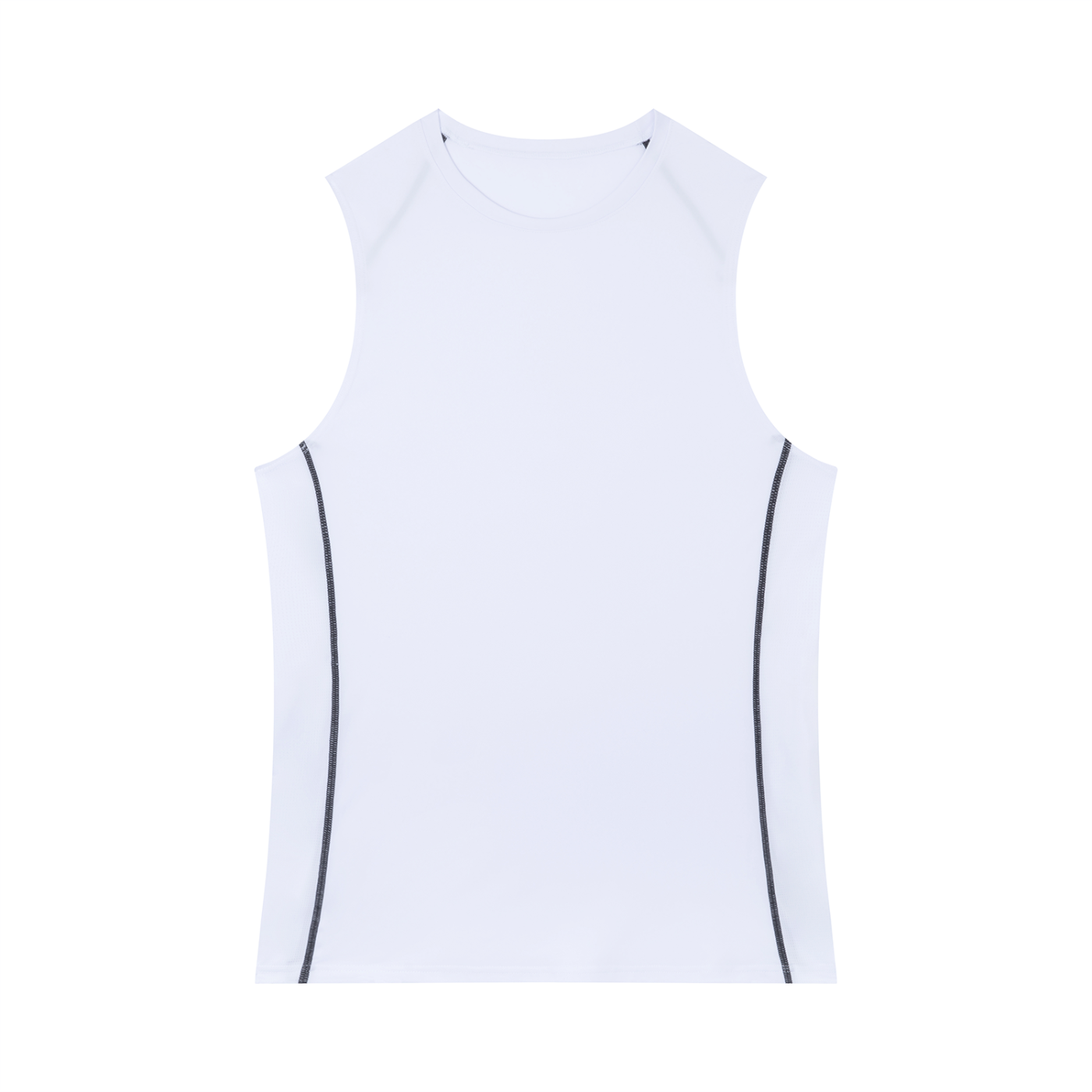 Men's Slim Fit Topstitch Tank Top – Premium Athletic Sleeveless Shirt