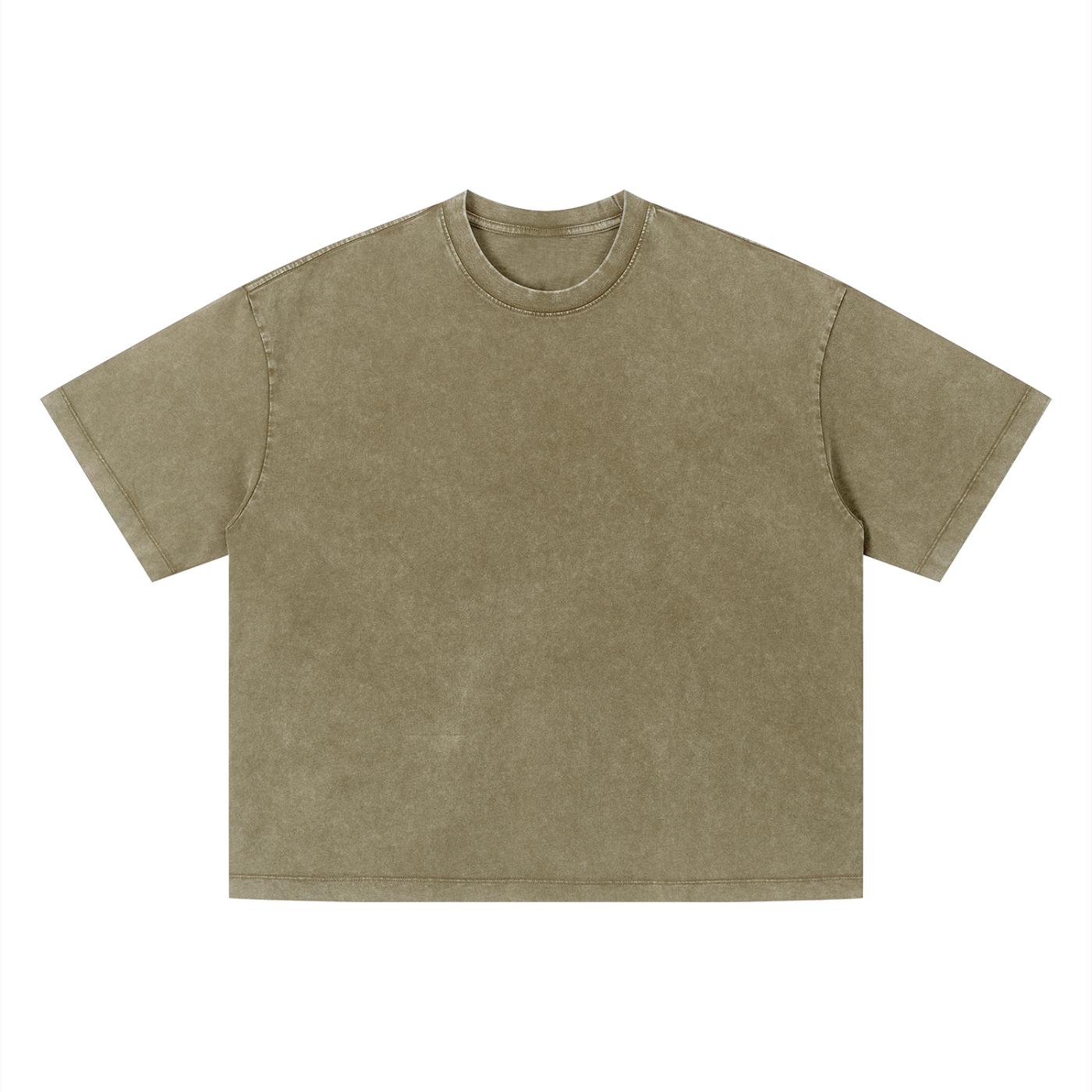 Unisex Vintage Wash Boxy T-Shirt – Oversized Heavyweight Faded Streetwear Tee