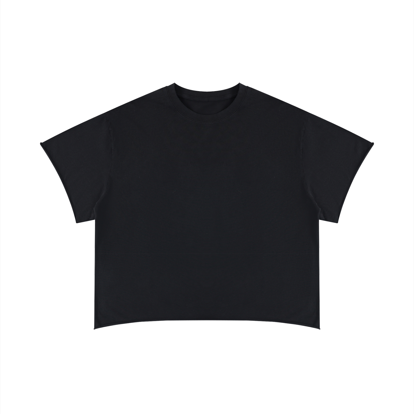 Unisex Boxy Raw Edge T-Shirt – Oversized Premium Cotton Streetwear Tee