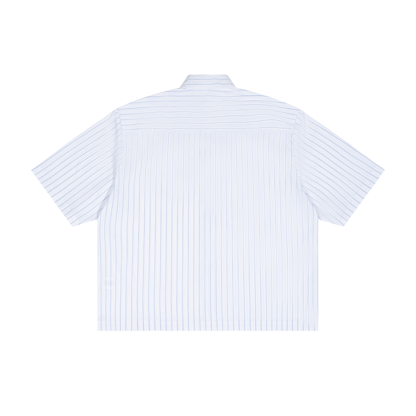 Unisex Striped Boxy Button-Up Shirt – Oversized Casual Streetwear Shirt