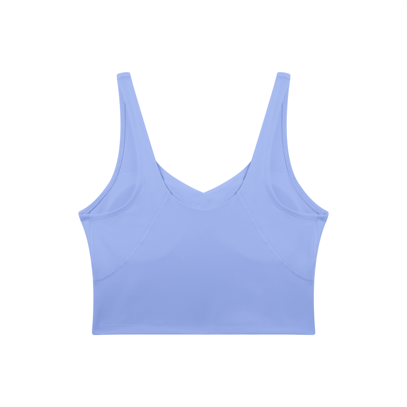 Women's V-Neck Yoga Sports Bra – Seamless Medium Support Workout & Activewear Bra