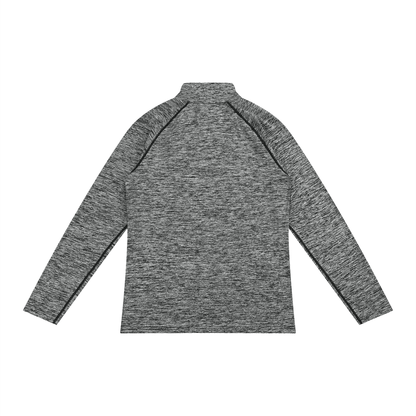 Men's Quarter-Zip Performance Long Sleeve T-Shirt – Lightweight Athletic Training Top