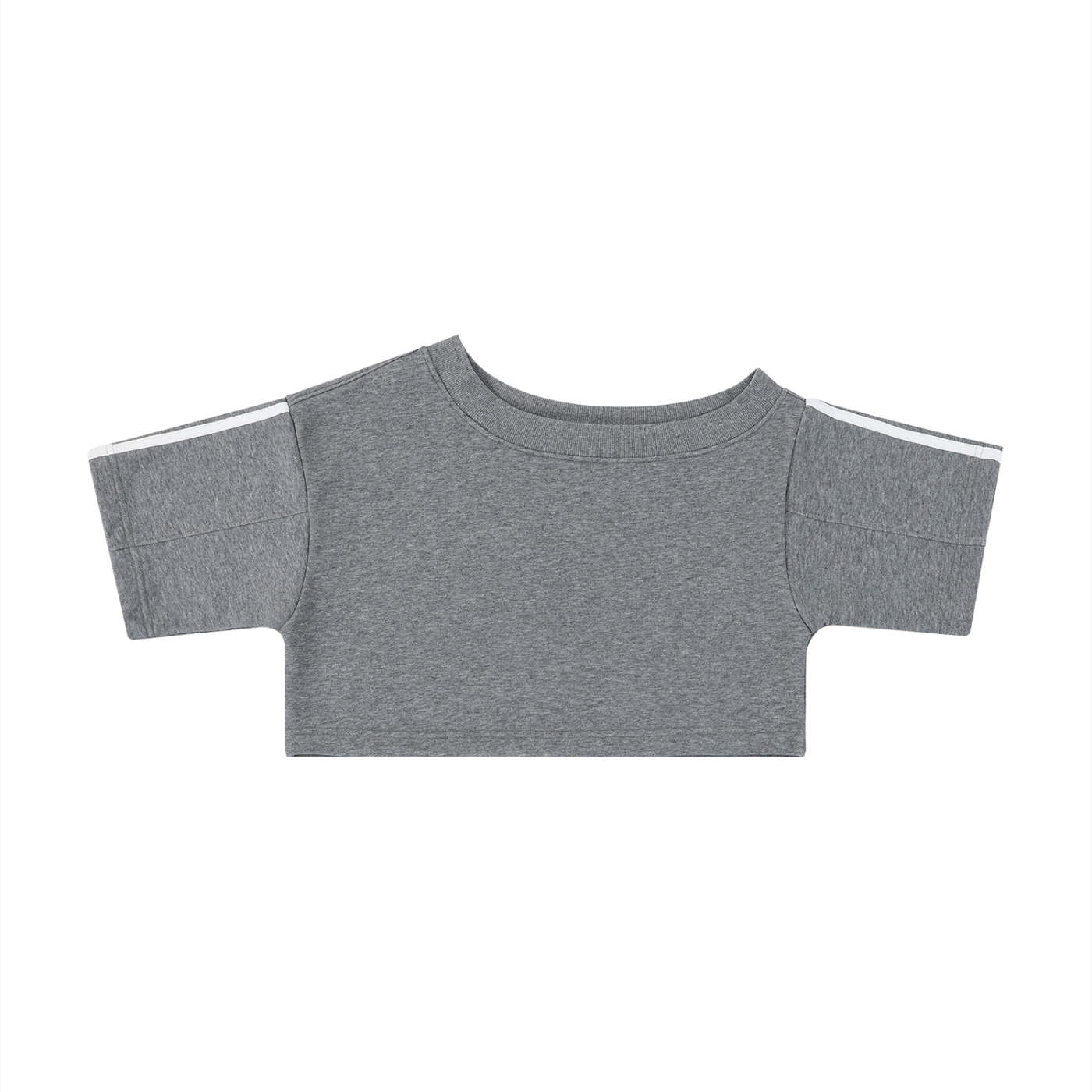 Women's Off-the-Shoulder Crop T-Shirt – Slim Fit Casual Fashion Top