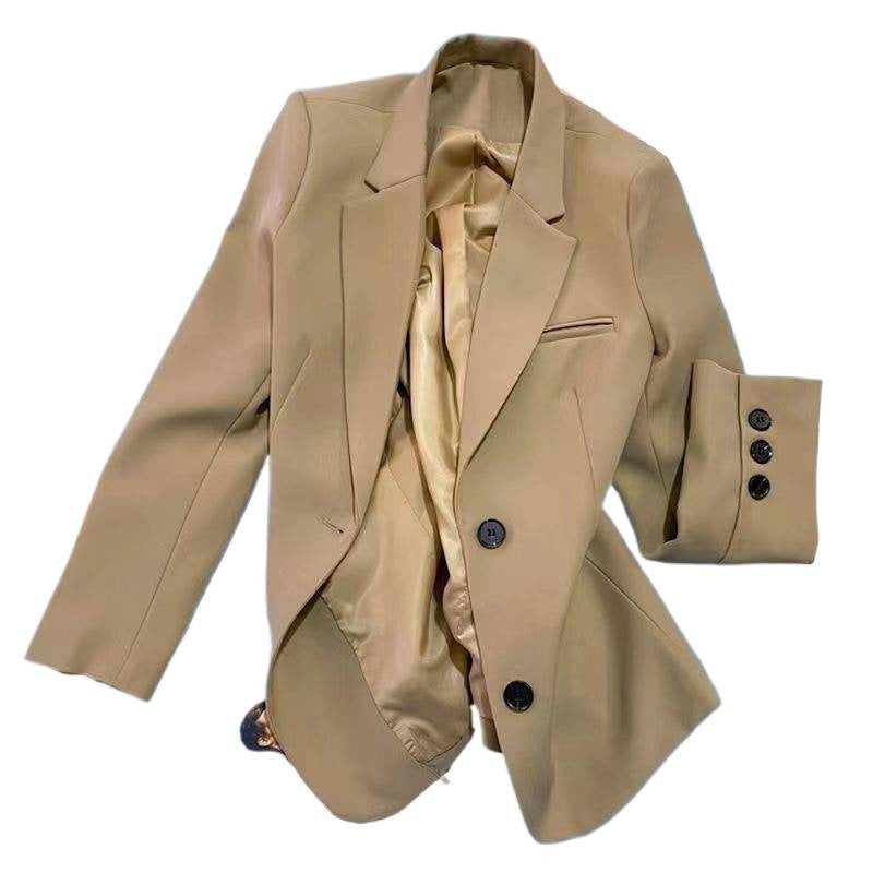Asymmetrical Casual Suit with Princess Sleeves – Petite