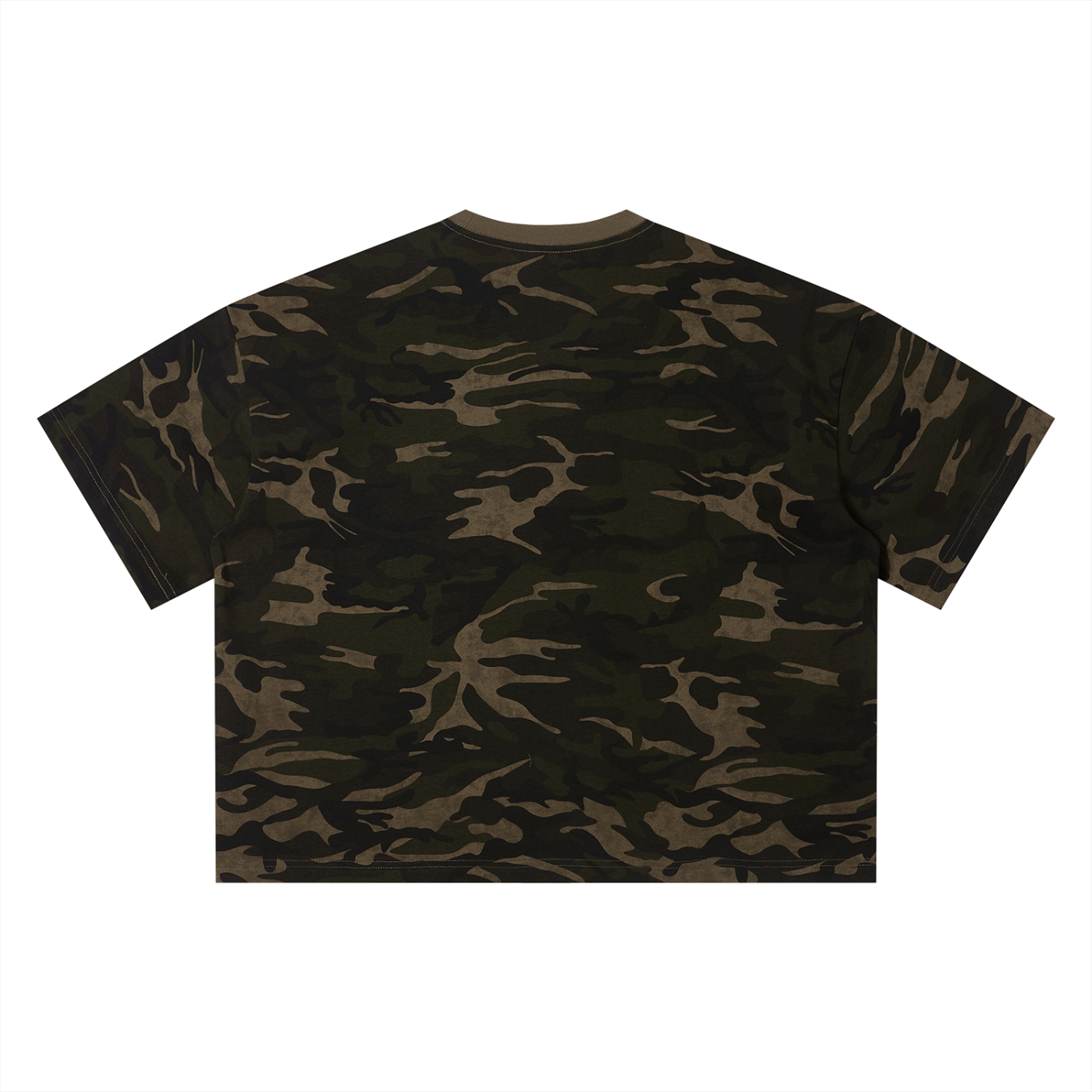Unisex Camo Boxy T-Shirt – Oversized Camouflage Streetwear Tee