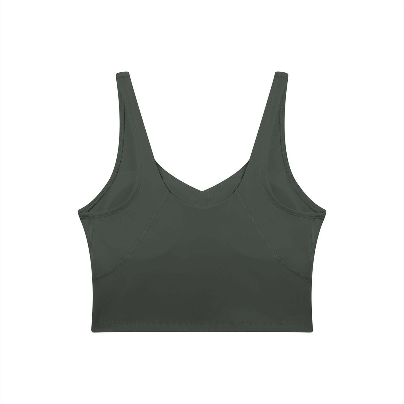 Women's V-Neck Yoga Sports Bra – Seamless Medium Support Workout & Activewear Bra