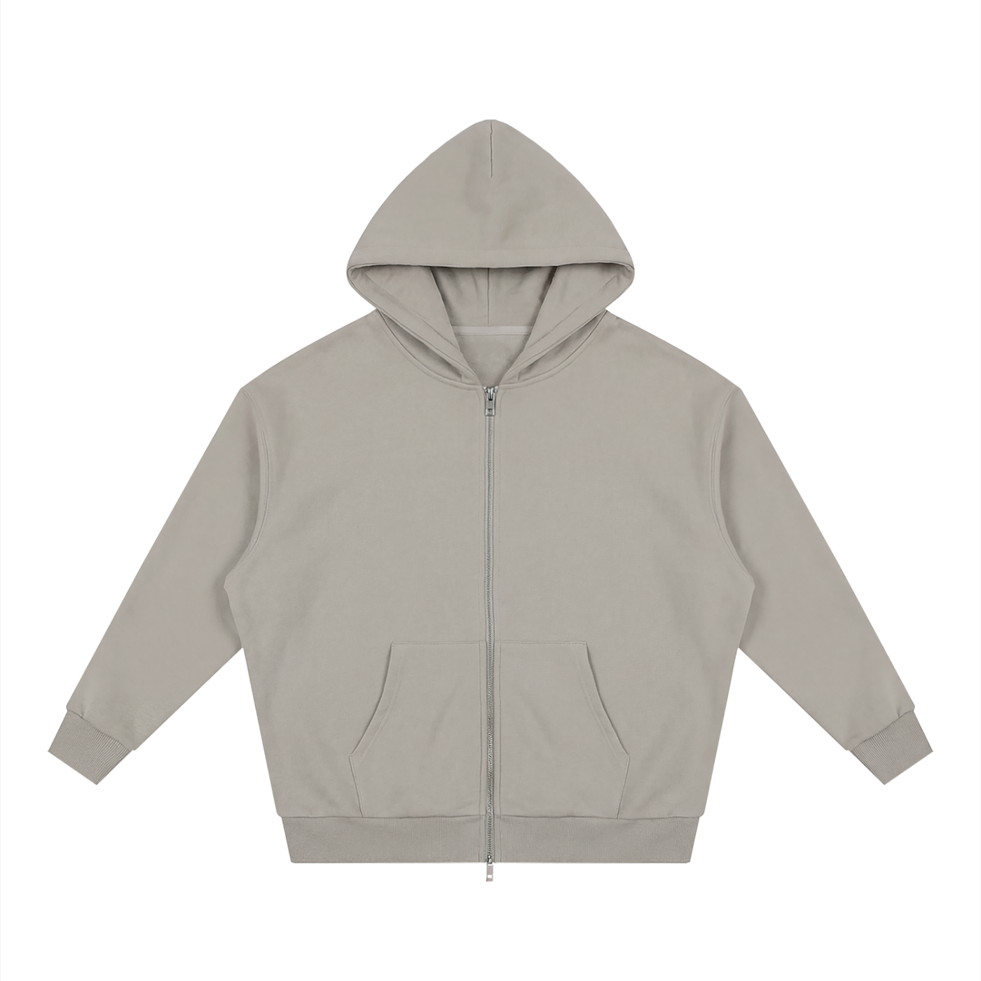 Unisex Loose Fit Full-Zip Hoodie – Premium Casual Streetwear Sweatshirt