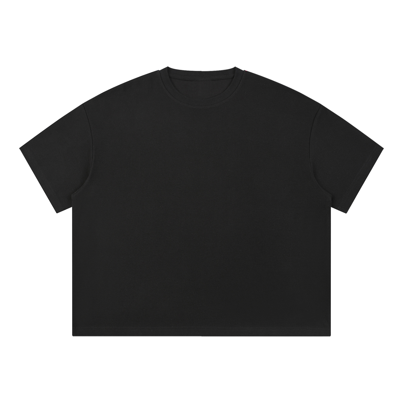 Unisex Waffle Boxy T-Shirt – Oversized Textured Streetwear Tee